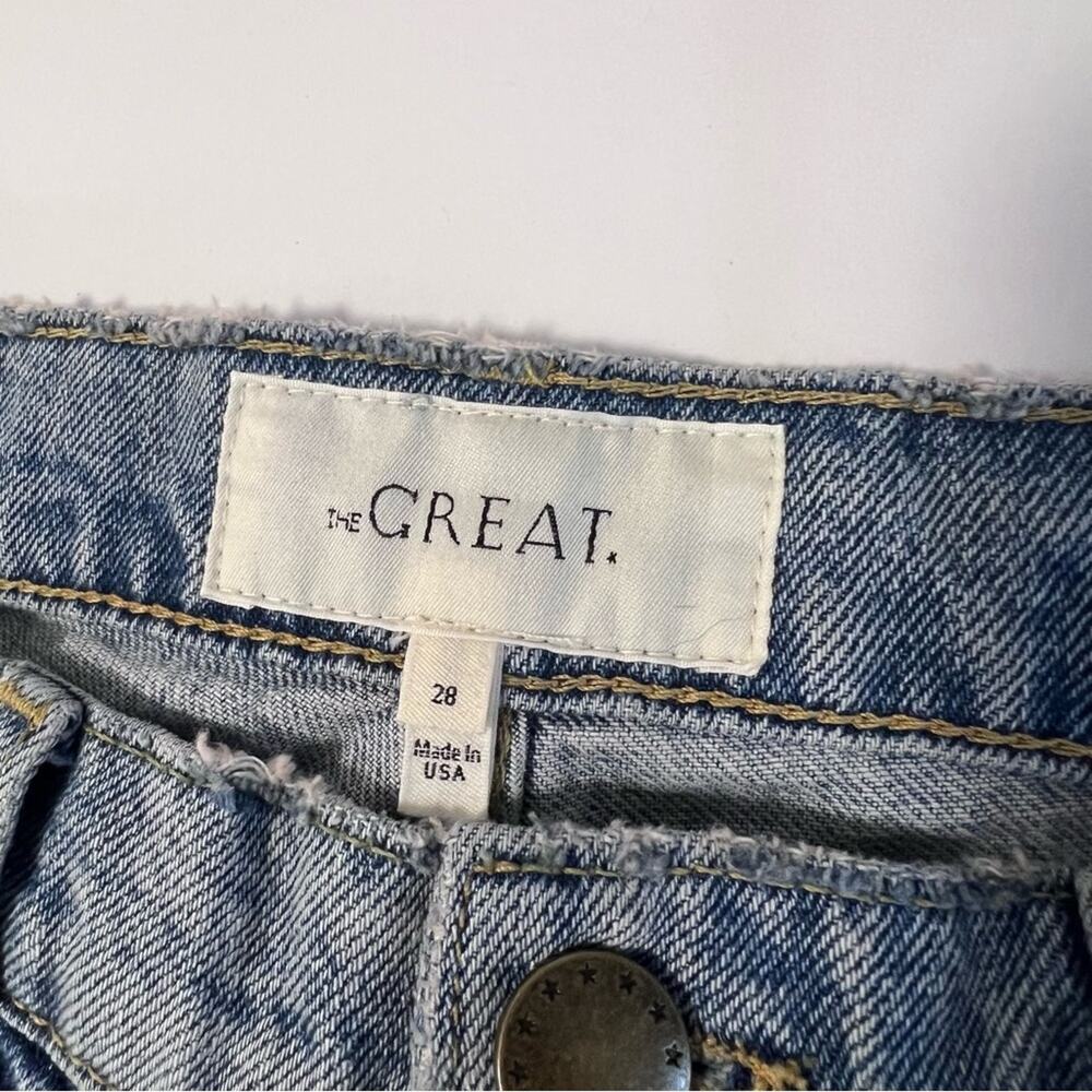 The Great. The Slouch Taper Jeans Straight Leg Vintage Wash  size 28 - Picture 6 of 8
